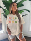 PRAY FOR MAUI TSHIRT - BUTTER