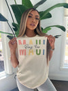 PRAY FOR MAUI TSHIRT - BUTTER