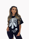 *PRE-ORDER* BABY SKELETON GLOW IN THE DARK TSHIRT - BLACK