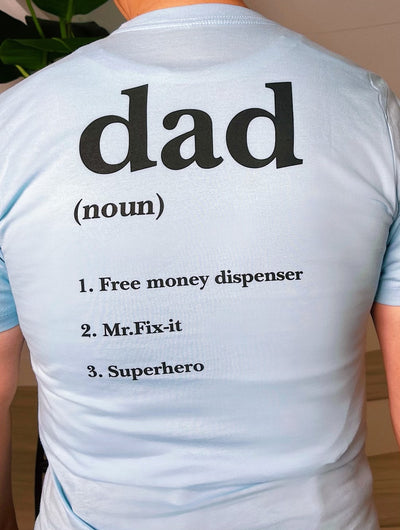 FATHER'S DAY TSHIRT - SEAFOAM
