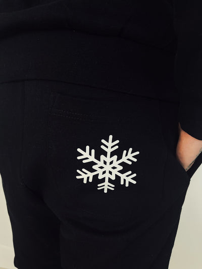 GLOW IN THE DARK SNOWFLAKE SWEATPANTS