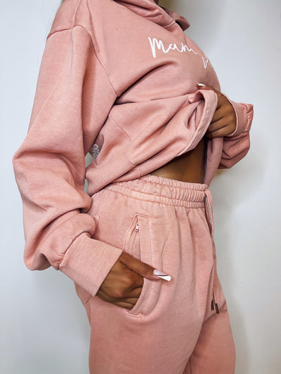 MANIFEST IT SWEATS - PASTEL PINK