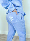 GLOW IN THE DARK SNOWFLAKE SWEATPANTS