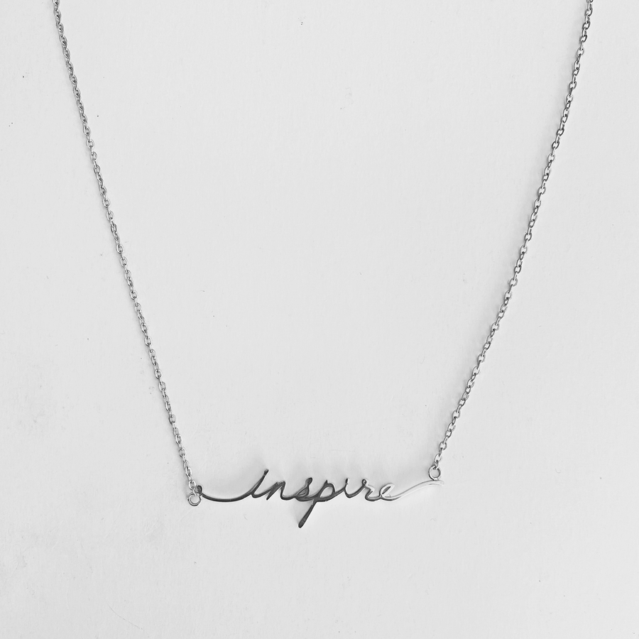 INSPIRE NECKLACE - SILVER
