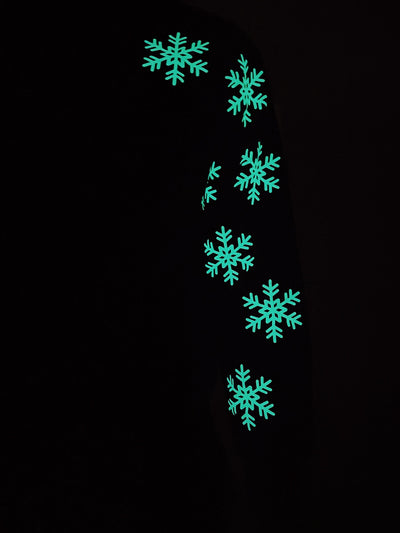 GLOW IN THE DARK SNOWFLAKE HOODIE