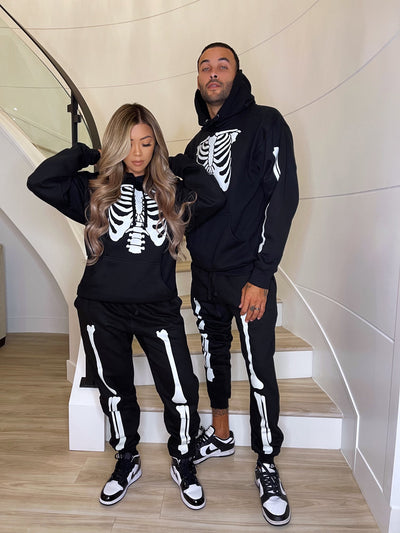 *PRE-ORDER* GLOW IN THE DARK SKELETON HOODIE