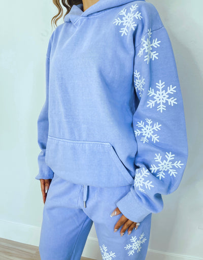 GLOW IN THE DARK SNOWFLAKE HOODIE