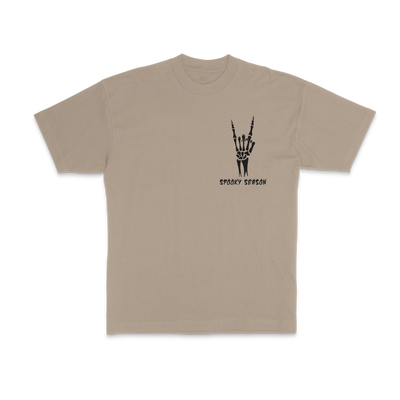 SPOOKY SEASON (NON GLOW) TSHIRT - OATMEAL