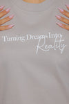 DREAMS TO REALITY TSHIRT - VINTAGE TAN