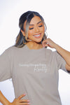 DREAMS TO REALITY TSHIRT - VINTAGE TAN