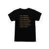 MANIFEST IT TSHIRT - BLACK/GOLD