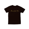 MANIFEST IT TSHIRT - BLACK/GOLD