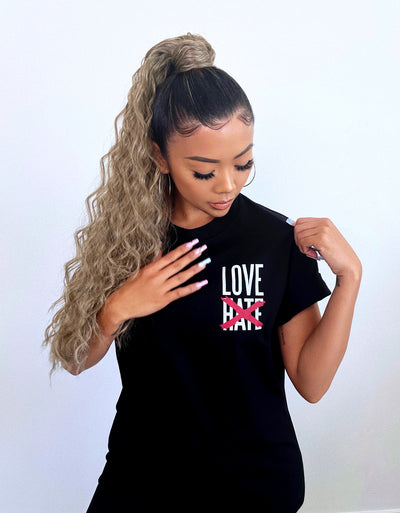 STOP ASIAN HATE TSHIRT - BLACK